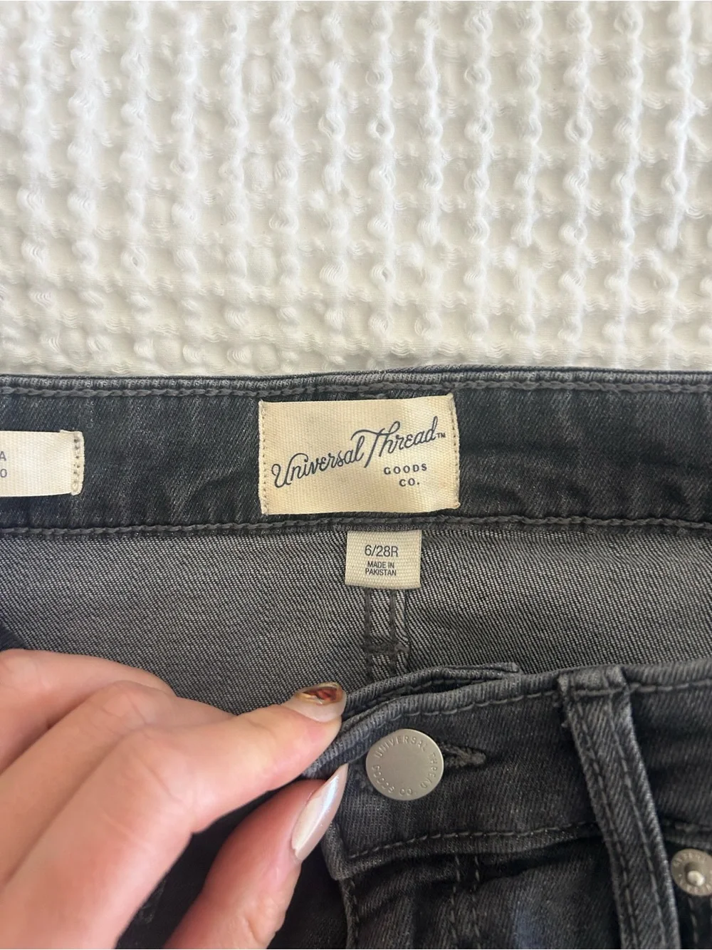 Universal Thread Black Denim Jean Shorts